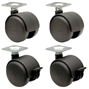 WAGNER® design yourself Rollen für Schränke und Regale RO 0026, 1 Set