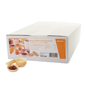 HELLMA Waffelschalen Kekse 624,0 g, 480 St.