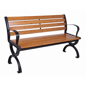 Garden Pleasure Gartenbank NORWICH 304929 natur Holz 120,0 cm