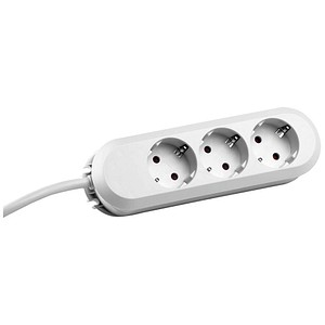 BACHMANN SMART 3-fach Steckdosenleiste 3,0 m weiß