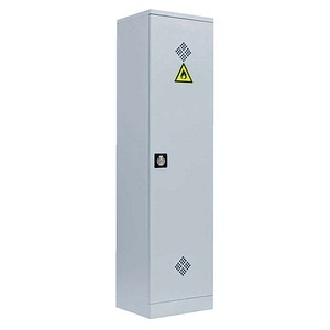 LÜLLMANN Umweltschrank 566240 lichtgrau 4 Fachböden 50,0 x 42,2 x 195,0 cm, aufgebaut, 1 St.