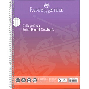 FABER-CASTELL Collegeblock kariert DIN A4 Korrekturrand, 1 St.