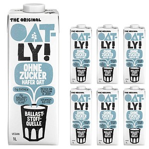 OATLY! OHNE ZUCKER Haferdrink 6x 1,0 l