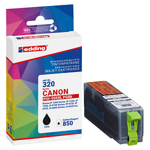 edding EDD-320 schwarz Druckerpatrone kompatibel zu Canon PGI-550 XL