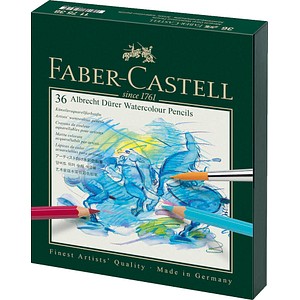 FABER-CASTELL Albrecht Dürer Aquarellstifte farbsortiert, 1 Set