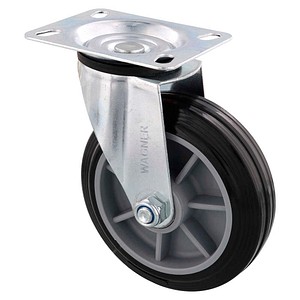 WAGNER® design yourself Transportgeräte-Lenkrolle RO 1525 schwarz