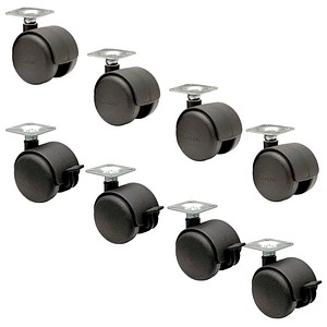 WAGNER® design yourself Rollen für Schränke und Regale RO 0126, 1 Set
