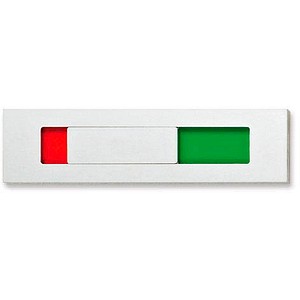 SignSystems® Türschild Metall silber 15,0 x 4,0 cm, 1 St.