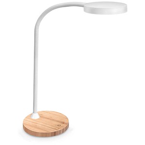cep FLEX Silva LED Schreibtischlampe weiß, buche 5,5 W