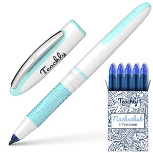 Teachly Superstudent Tintenroller Türkis 0,6 mm, Schreibfarbe: blau, 1 St.