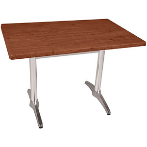 Garden Pleasure BRENTA Bistrotisch rechteckig Spanplatte dunkelbraun 110,0 x 70,0 x 74,0 cm, 1 St.