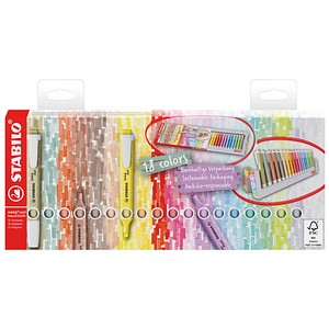 STABILO swing cool NatureCOLORS Textmarker farbsortiert, 18 St.