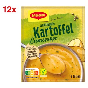 Maggi® traditionelle Kartoffel Cremesuppe  12x 3 Portionen, 12 St.