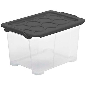 rotho Evo Safe Keeping Aufbewahrungsboxen 15,0 l anthrazit 39,9 x 28,3 x 23,0 cm, 1 St.