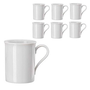 HUTSCHENREUTHER Kaffeetassen Maria Theresia weiß 0,3 l, 6 St.