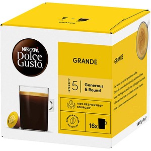 NESCAFÉ DOLCE GUSTO® Grande Generous & Round Kaffeekapseln, mild, 16 St.