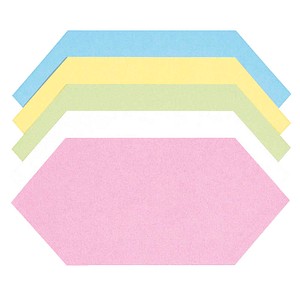 Moderationskarten farbsortiert 20,5 x 9,5 cm, 500 St.