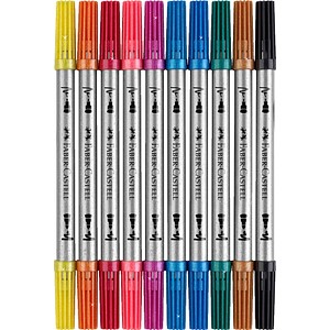 FABER-CASTELL Filzstifte farbsortiert, 10 St.
