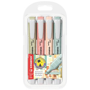 STABILO swing cool NatureCOLORS Textmarker farbsortiert, 4 St.