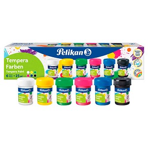 Pelikan Temperafarbe farbsortiert
