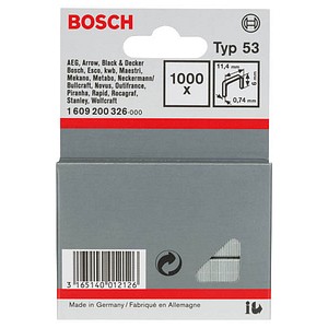 BOSCH Tackerklammern Typ 53 6 mm, 1.000 St.