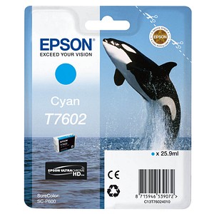 EPSON T7602 cyan Tintenpatrone EPSON T7602 cyan Tintenpatrone
