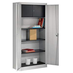 mauser Stahlschrank 790065A0 lichtgrau 3 Fachböden 95,0 x 42,0 x 195,0 cm, aufgebaut, 1 St.