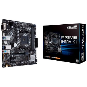 ASUS Prime B450M-K II Mainboard, AM4, Micro-ATX, B450, 64 GB
