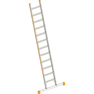 Layher Anlegeleiter TOPIC 1042 silber 12 Stufen, H: 324,0 cm