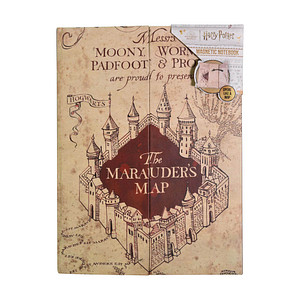 BlueSky Notizbuch Harry Potter - Karte des Rumtreibers DIN A5 liniert, mehrfarbig Hardcover 80 Seiten, 1 St.