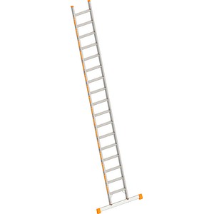 Layher Anlegeleiter TOPIC 1042 silber 17 Stufen, H: 449,0 cm
