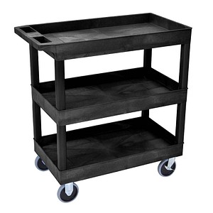 LUXOR Etagenwagen schwarz 81,0 x 46,0 x 95,0 cm