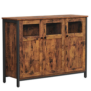 VASAGLE Sideboard, LSC099B01V1 braun 100,0 x 35,0 x 75,0 cm, 1 St.