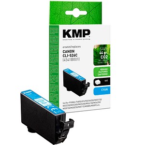 KMP  cyan Druckerpatrone kompatibel zu Canon CLI-526 C