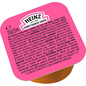 HEINZ CURRY MANGO SAUCE 100x 25,0 g, 100 St.