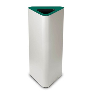 TKG Pure Mülleimer 60,0 l weiß, grün, 1 St.