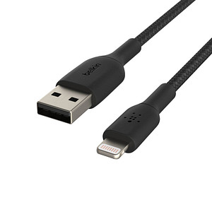 belkin USB 2.0 A/Lightning Kabel BoostCharge 1,0 m schwarz, 1 St.