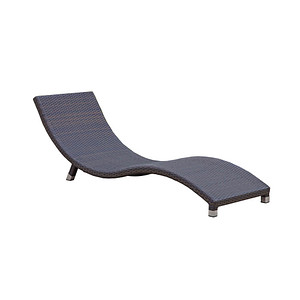 Garden Pleasure Sonnenliege Caracas braun Aluminium