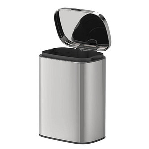 WENKO Sare Kosmetikeimer Wandmontage 5,0 l silber, glänzend, 1 St.