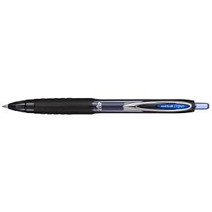 uni-ball Signo 207 Gelschreiber schwarz/transparent 0,4 mm, Schreibfarbe: blau, 1 St.