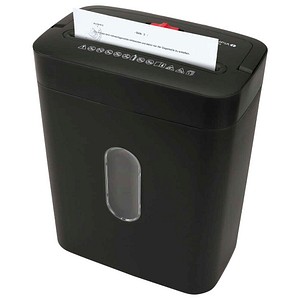 OLYMPIA PS 54 CC Pro Aktenvernichter mit Partikelschnitt P-4, 4 x 38 mm, bis 8 Blatt, schwarz