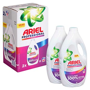 ARIEL Professional COLOR+ Waschmittel flüssig, 2x 3,15 l