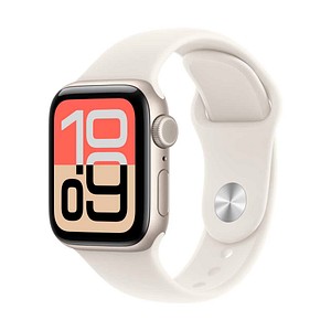 Apple Watch SE3 40 mm Aluminium weiß (GPS) Sportarmband S/M  beige