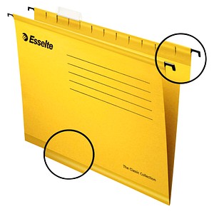 25 Esselte Hängemappen Pendaflex Collection gelb 25 Esselte Hängemappen Pendaflex Collection gelb