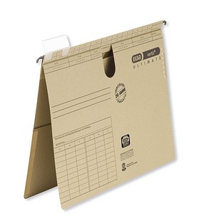 ELBA Hängehefter vertic® ULTIMATE® Karton naturbraun DIN A4 1x kaufmännische Heftung, 50 St.