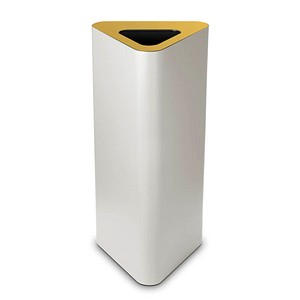 TKG Pure Mülleimer 60,0 l weiß, gelb, 1 St.