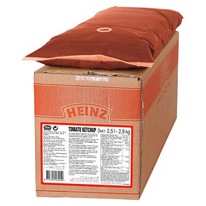HEINZ TOMATO KETCHUP Beutel für Dispenser 3x 2,5 l, 3 St.