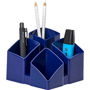 HAN Stiftehalter SCALA blau Polystyrol 4 Fächer 12,5 x 12,5 x 10,0 cm