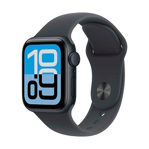 Apple Watch SE3 40 mm Aluminium schwarz (GPS) Sportarmband M/L  blau