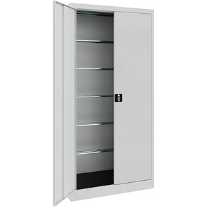 mauser Stahlschrank 790058A0 lichtgrau keine Fachböden 95,0 x 42,0 x 195,0 cm, aufgebaut, 1 St.
